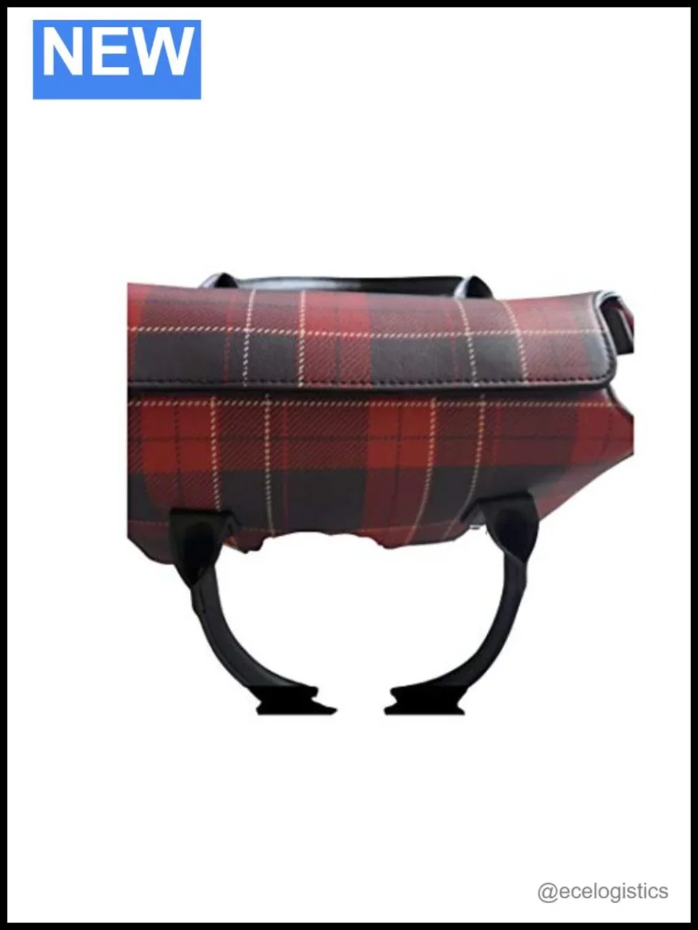 Loungefly Disney Lady and the Tramp Plaid Dinner Crossbody Bag Faux Leather